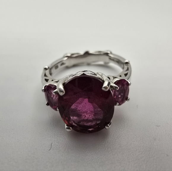 Sterling Silver Ruby Ring - Picture 4 of 16